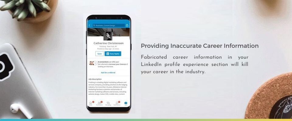 Inaccurate Career Information